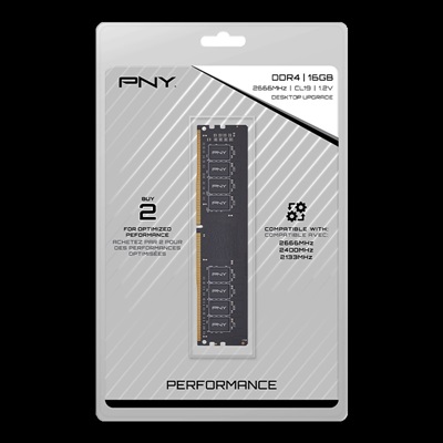  PNY DDR4 2666MHZ (16GB Dimm for Dekstop)