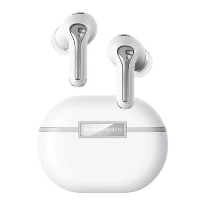 SoundPeats Capsule3 Pro Earbuds (White) - Ultra Long Lasting Hybrid ANC Earbuds