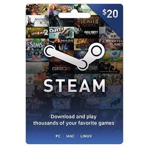 Steam Wallet Card $20