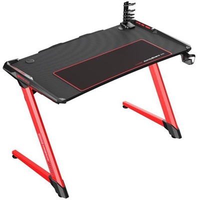 DXRacer E-Sports Gaming Desk Black / Red)