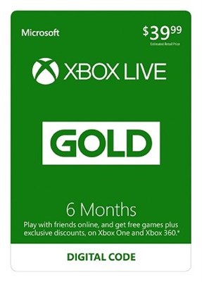 Xbox Live 6 Months Membership International