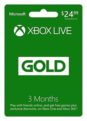 Xbox Live 3 Months Membership International