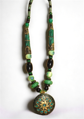 Green - Bohemian Style Necklace