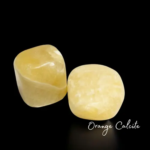 Orange Calcite- Tumbles 50gms 