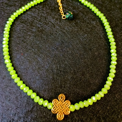 Choker -Apple Green