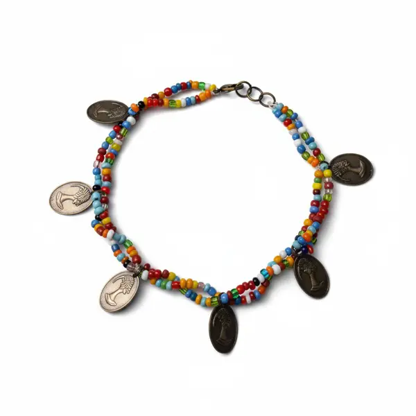 Boho Spirit Anklet – Dance of Colors and Freedom