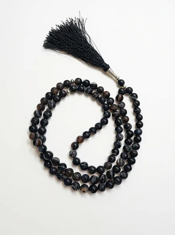 Natural Aqeeq Tasbeeh - 99 Beads