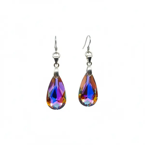 Swarovski 6100 Volcano Teardrop Earrings – 21mm
