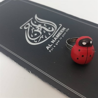 Red Ladybug ring