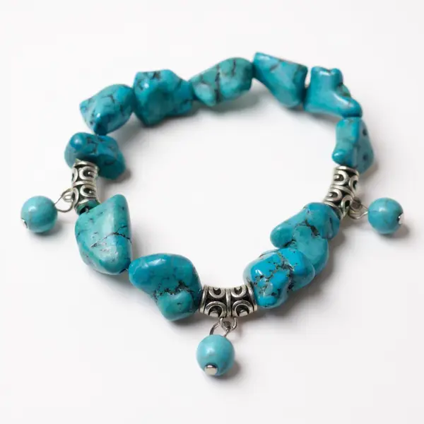 Natural Turquoise Bracelet - Women