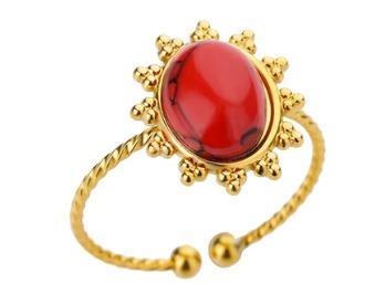 Red Opal Ring