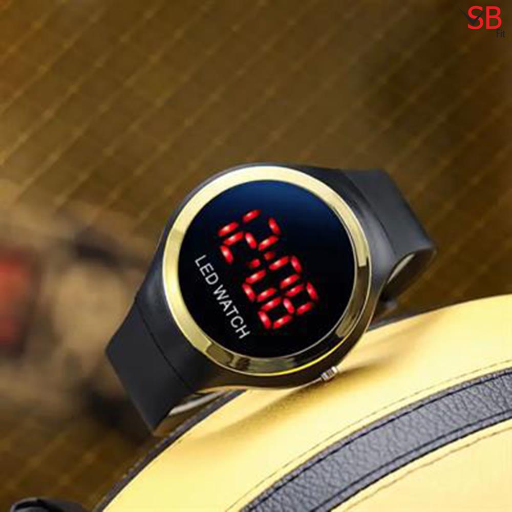 Round Sport Digital LED Watch Stylish Durable LED Watch for Men Boys Kids by SB FIT