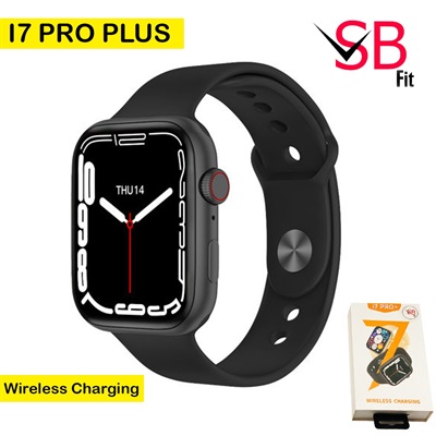 SB Fit i7 Pro Plus Bluetooth Smartwatch For Boys & Girls - Smooth Display Bluetooth Call Health Monitoring Fashion Sport Square Screen Watch Smartwatch for Android & All IOS - Wireless Charging Smart Watch