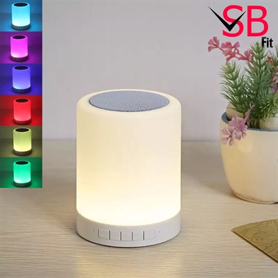 Portable Bluetooth Touch Dimming LED Light Speaker Rechargeable & Table Lamp Light / Light Lamp Wireless Bluetooth Speaker.