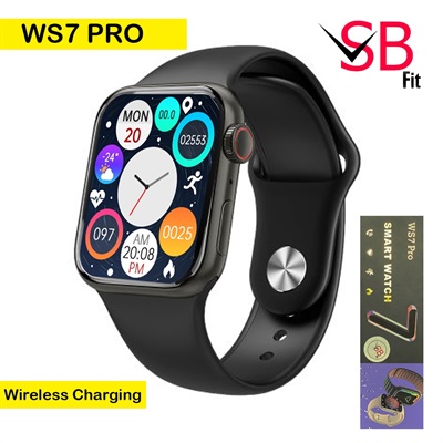 WS7 PRO Smartwatch Series 7 Bluetooth Call Smart Watch Heart Rate Sleep Monitor Fitness Band - Wireless Charging HD Screen Watches Smartwatch for Android & All IOS Including 2 Games
