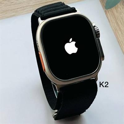 Series 8 Ultra Smart Watch with Logo | 49 mm Loop Strap Bezel Less Display Wireless Charging | Bluetooth Calling With Crown Round Button