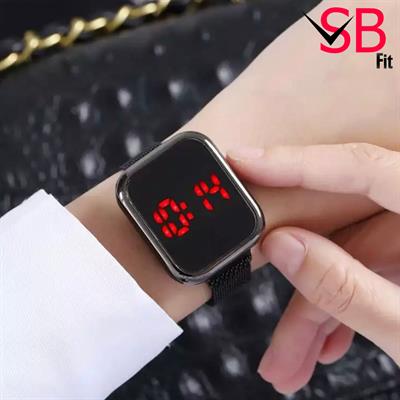 Trending Fashion Touch Screen Led Magnet Chain Watch For Women 