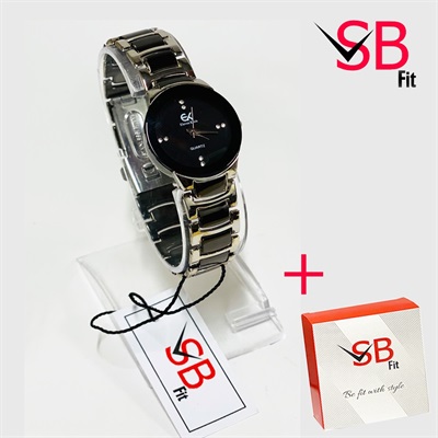 Luxury Diamond Style Quartz Watch For Women / Stylish Chronograph Crystal Shine Watches For Women With Box.
