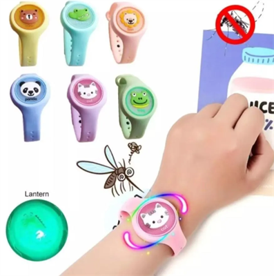SB FIT Mosquito Repellant Colorful Watch | Children Flash Anti-Mosquito Watch | Kids Mosquito Repellent Watch Lightweight Natural Mosquito Repellent Bracelet