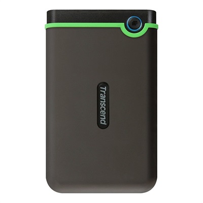 Transcend StoreJet® 25M3 1TB USB 3.0 Portable Hard Drive - Iron Gray Slim (2-Year Warranty)