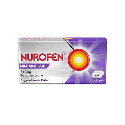 Nurofen Migraine Caplets 342 mg