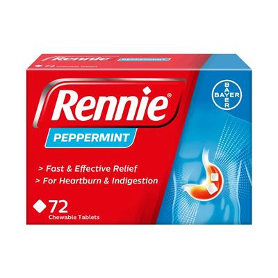 Rennie Peppermint Fast Acting Tablets