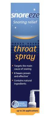Snoreeze Snoring Relief Throat Spray