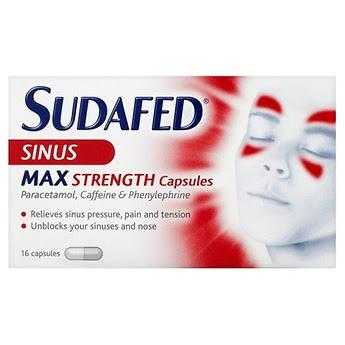 Sudafed Sinus Max Strength Capsules 16s