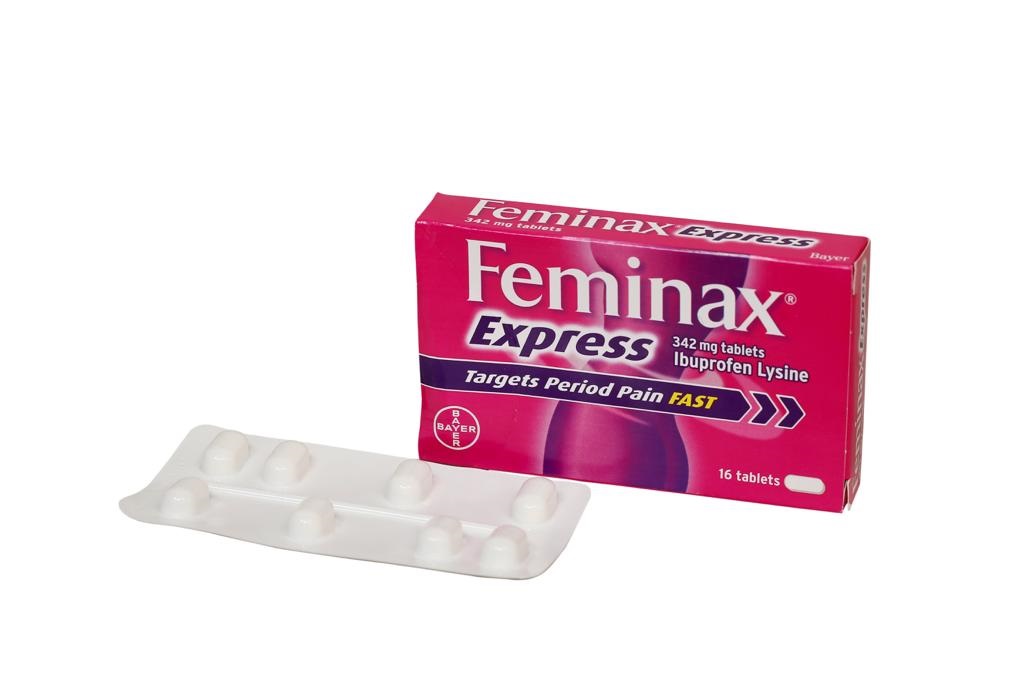 Feminax Express 342 mg Period Pain Relief Tablets 