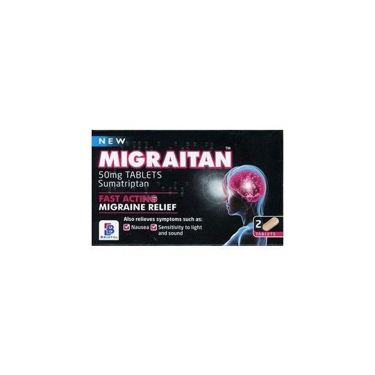 Migraitan 50 mg Tablets