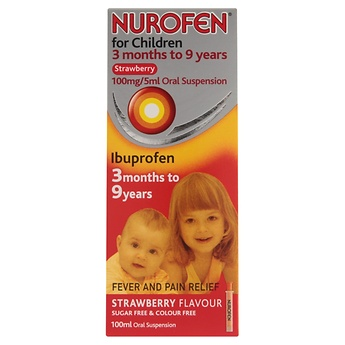 Nurofen Suspension for Children 100 mg/5 ml 
