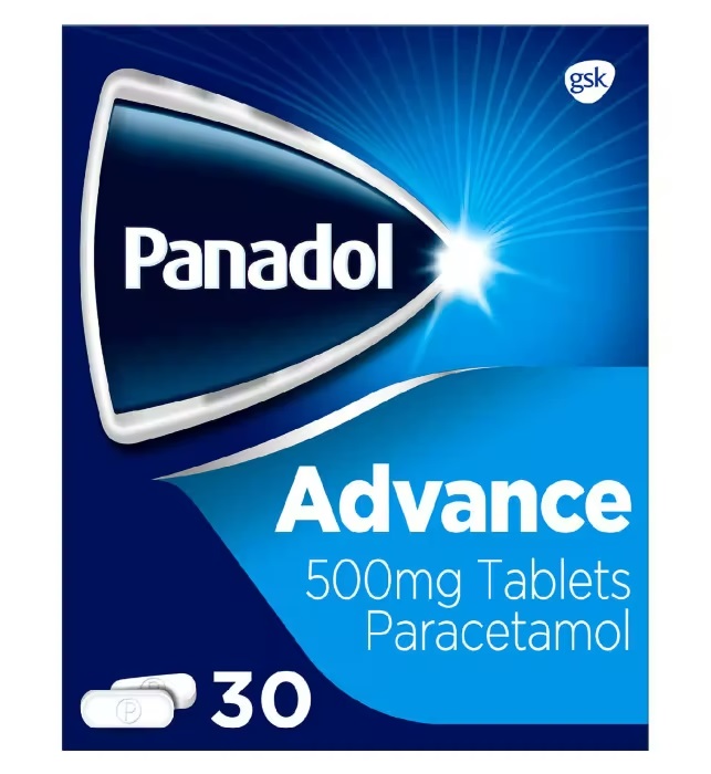 Panadol Advance Pain Relief Paracetamol 500 mg Tablets 30s