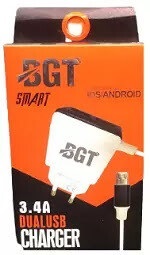 BGT Smart 3.4Amp Dual Usb Charger