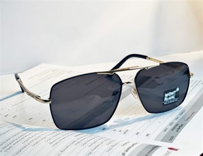 Black Varsity Business Line Imported Sun Glasses