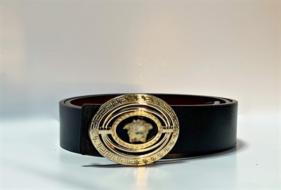 Locaste  VE B clear Golden leather belt 