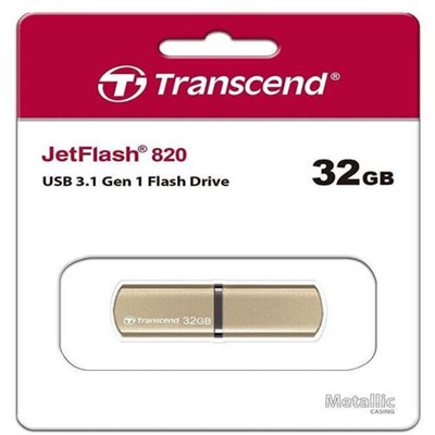 32GB Transcend JetFlash 820 USB 3.1 Speed USB Flash Drive