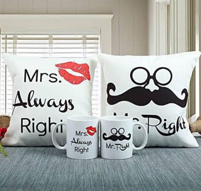 Customized Cushions and Mugs
