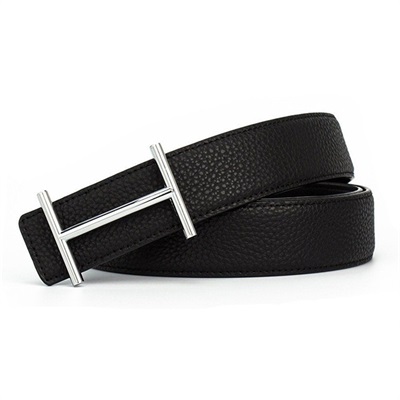 Silver Buckle Synthetic  Leather