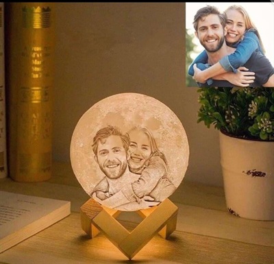 Moon Lamp Customized with Picture