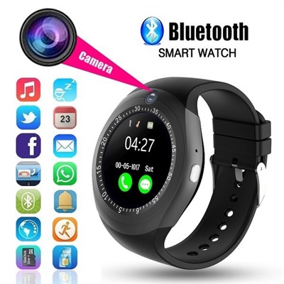 Bluetooth Call Smart Watch Heart Rate Monitor Iwo 8 Lite Smartwatch for Android and IOS ( Round Shape)