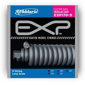EXP170-5 Coated Nickel Wound 5-String