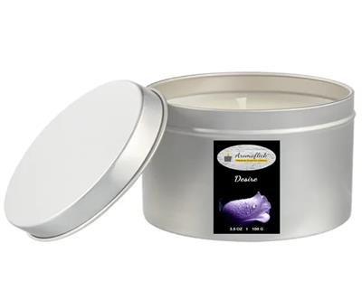 Desire Scented Candle in Silver Tin