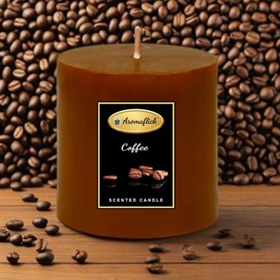 Coffee Pillar Scented Candle 