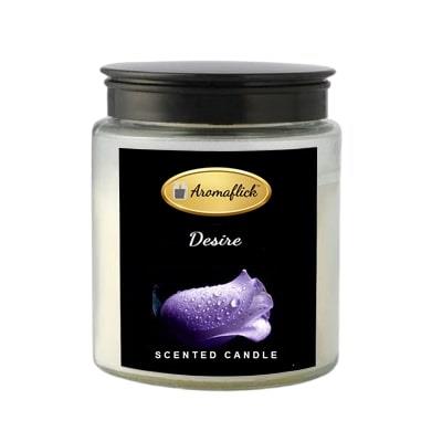 Desire Scented Candle in Glass Jar