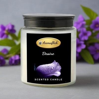 Desire Scented Candle in Glass Jar