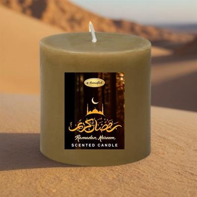 Ramadan Edition Pillar Scented Candle 