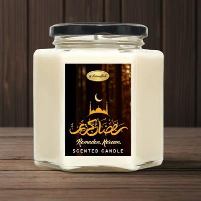 Ramadan Edition Scented Candle in Hexagonal Jar