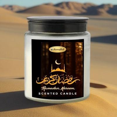 Ramadan Edition Scented Candle in Glass Jar