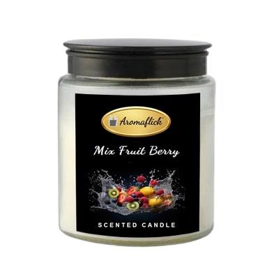 Mix Fruit Berry Scented Candle in Glass Jar