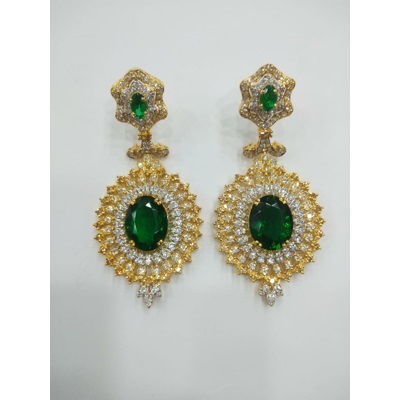 Danglings with Emerald Colored Zircon